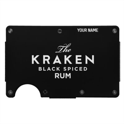 Personalized Kraken Metal Card Holder