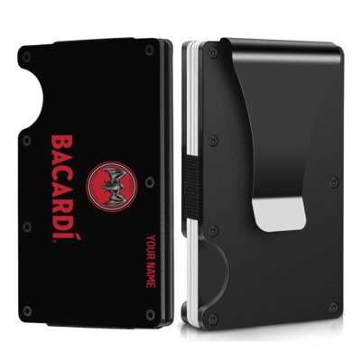 Personalized Bacardí Metal Card Holder