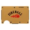 Personalized Fireball Metal Card Holder