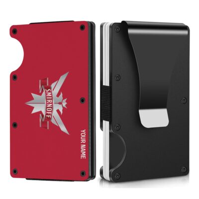 Personalized Smirnoff Metal Card Holder