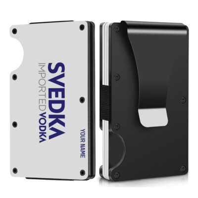 Personalized Svedka Metal Card Holder