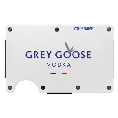 Personalized Grey Goose Metal Card Holder