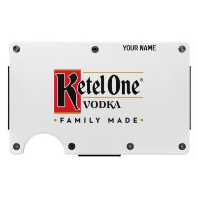 Personalized Ketel One Metal Card Holder