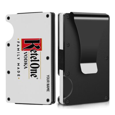 Personalized Ketel One Metal Card Holder