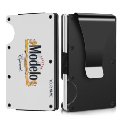 Personalized Modelo Metal Card Holder