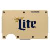 Personalized Miller Lite Metal Card Holder