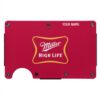 Personalized Miller High Life Metal Card Holder