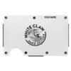 Personalized White Claw Metal Card Holder