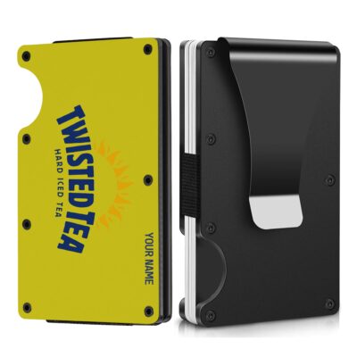 Personalized Twisted Tea Metal Card Holder