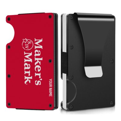 Personalized Maker's Mark Metal Card Holder