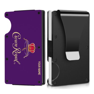 Personalized Crown Royal Metal Card Holder