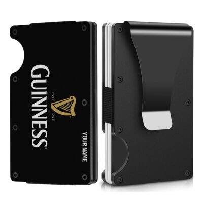 Personalized Guinness Metal Card Holder