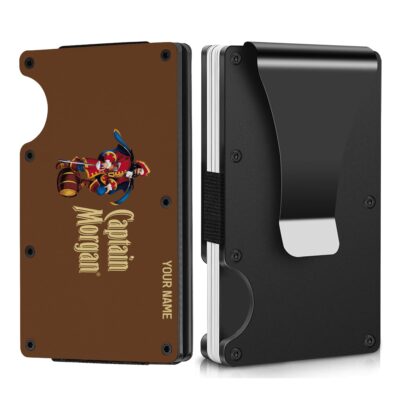 Personalized Captain Morgan Metal Card Holder