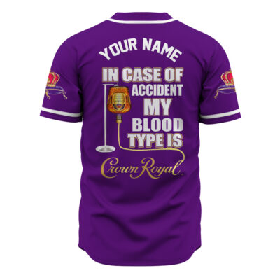 In Case of Accident my Blood Type is Tito's Baseball Jersey