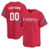 Personalized Cranberry Juice Baseball Jersey