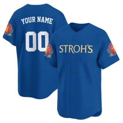 Personalized Stroh’s Baseball Jersey