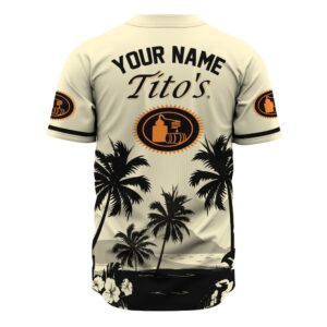 Personalized Coors Banquet Palm Tree Surfboard Baseball Jersey