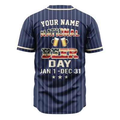 National Beer Day Baseball Jersey