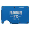 Personalized Platinum 7X Metal Card Holder