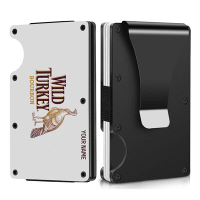 Personalized Wild Turkey Metal Card Holder