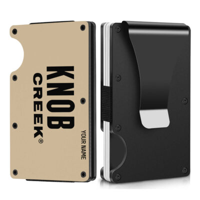 Personalized Knob Creek Metal Card Holder