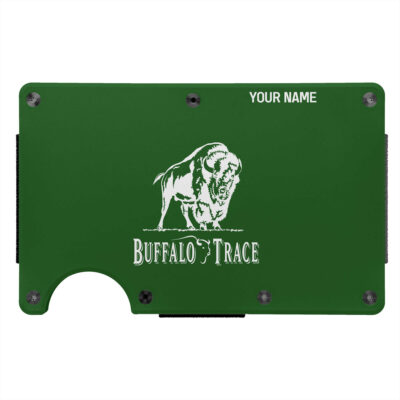 Personalized Buffalo Trace Metal Card Holder