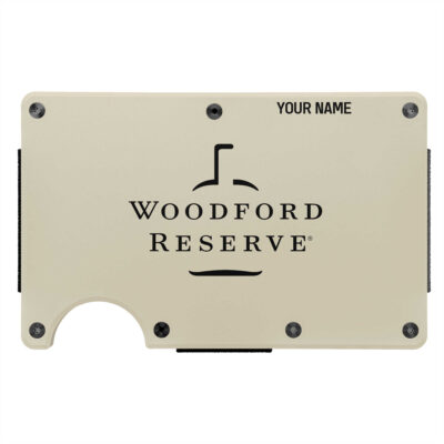 Personalized Woodford Reserve Metal Card Holder