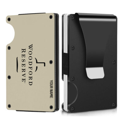 Personalized Woodford Reserve Metal Card Holder