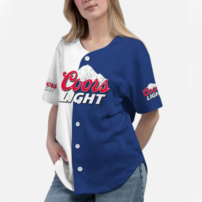 Personalized Coors Light Baseball Jersey