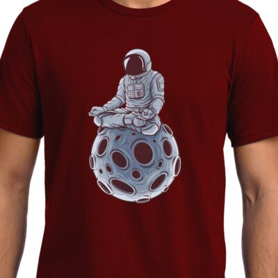 Cellcrazzy Astronaut Zen, Space, Unisex Graphic T-Shirt
