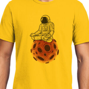 Cellcrazzy Astronaut Zen, Space, Unisex Graphic T-Shirt