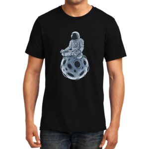 Cellcrazzy Astronaut Zen, Space, Unisex Graphic T-Shirt