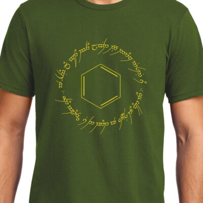 Cellcrazzy One Ring to Rule , Benzene , Chemistry , Lord of the rings , Unisex Graphic T-Shirt