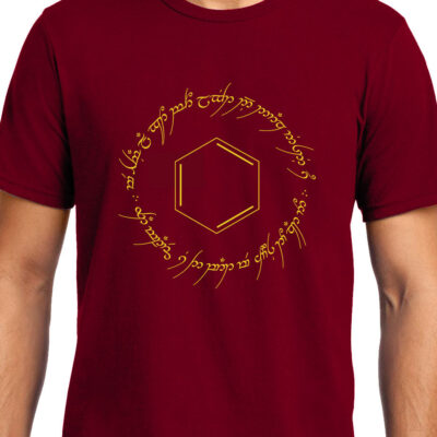 Cellcrazzy One Ring to Rule , Benzene , Chemistry , Lord of the rings , Unisex Graphic T-Shirt