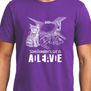 Cellcrazzy Schrodinger's Cat , Physics , Unisex Graphic T-Shirt, EOSS
