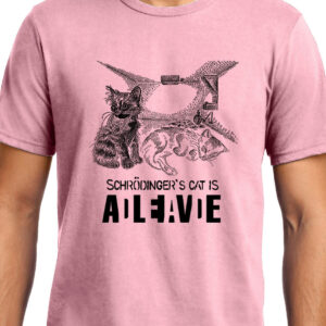 Cellcrazzy Schrodinger's Cat , Physics , Unisex Graphic T-Shirt, EOSS
