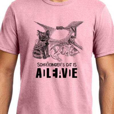 Cellcrazzy Schrodinger's Cat , Physics , Unisex Graphic T-Shirt, EOSS