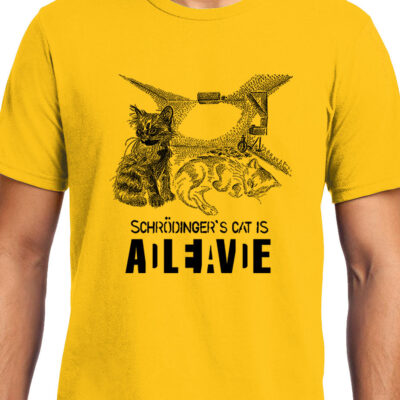 Cellcrazzy Schrodinger's Cat , Physics , Unisex Graphic T-Shirt, EOSS