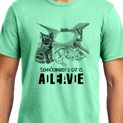 Cellcrazzy Schrodinger's Cat , Physics , Unisex Graphic T-Shirt, EOSS