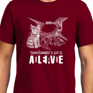 Cellcrazzy Schrodinger's Cat , Physics , Unisex Graphic T-Shirt, EOSS